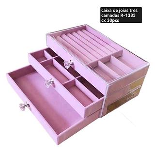 porta joia 3 gavetas