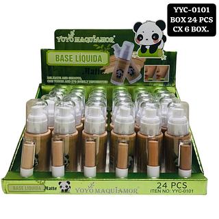 YOYO BASE LIQUIDA MATTE BOX 24 PÇ