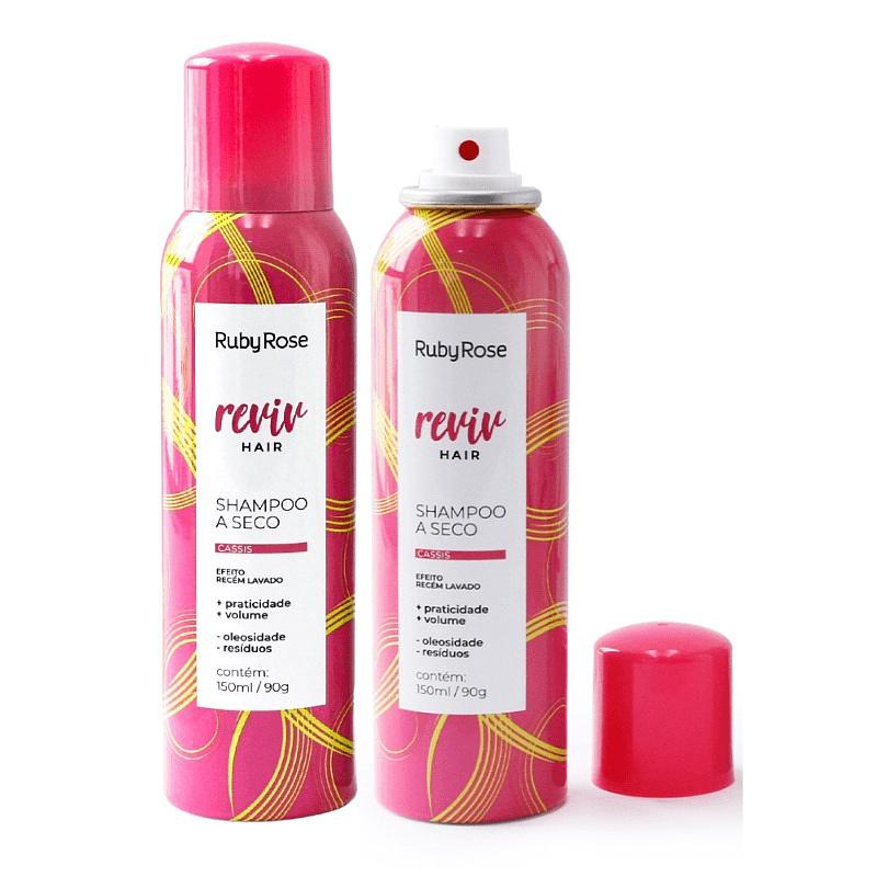 Ruby Rose Shampoo a Seco Linha REVIV HAIR Cassis Unick Make