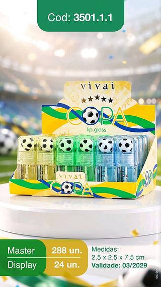 VIVAI LIP GLOSS BOX 24 PÇ