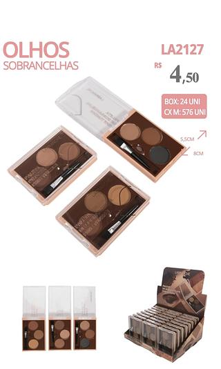 labranche paleta de sombra para sobrancelha box 24 pç