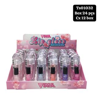 toque especial lip gloss box 24 pç