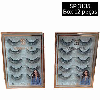 sabrina sato cilios 5 pares box 12 pç