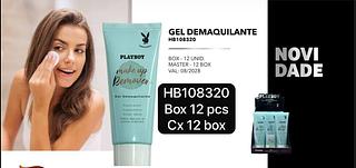 playboy demaquilante box 12 pç