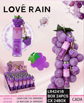 Love rain Lip gloss uva box 24 pçs