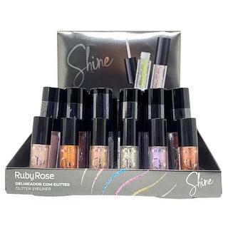 Ruby Rose Delineador Colorido Glitter Shine