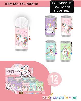 Yoyo Maquiamor Lenço Umedecido box 12 pçs