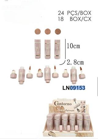 Lua e neve contorno box 24 pçs