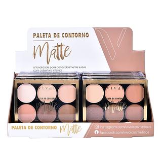 Vivai Paleta Contorno 6 Cores BOX/12PÇ