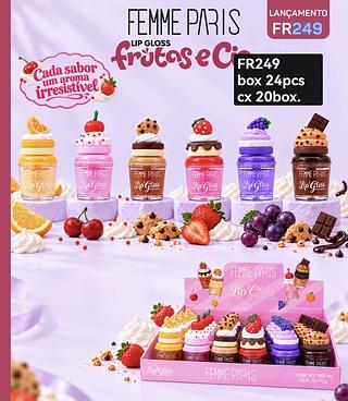 FEMME PARIA LIP GLOSS BOX 24 PÇ