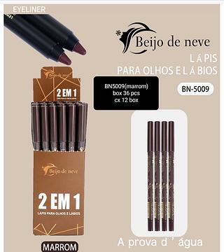 beijo de neve lapis marrom box 36 pç