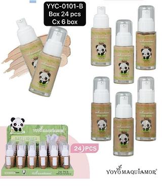 Yoyo Maquiamor Base Liquida box 24 pçs
