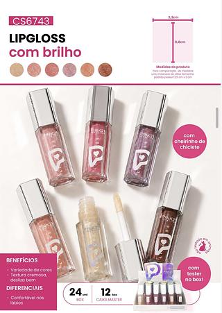 Pink21 Lip gloss box 24 pçs