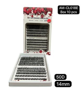 Amor Anjo Cilios box 10 pçs 50D 14MM