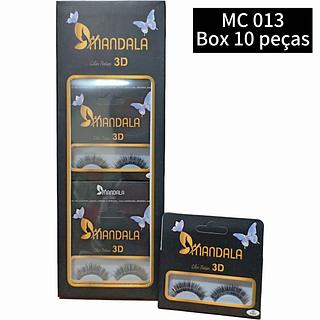MANDALA cilios portiços 1 par box 10 pç