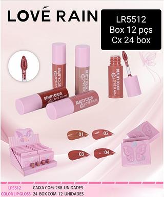 love rain lip gloss box 12 pç