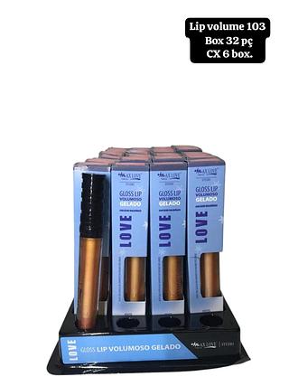 Lip Volumoso Gelado - 103, Max Love