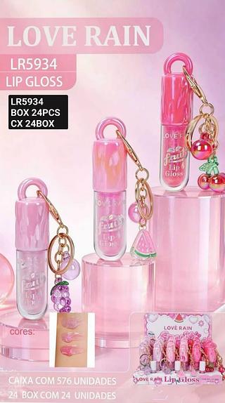 love rain lip gloss box 24 pç