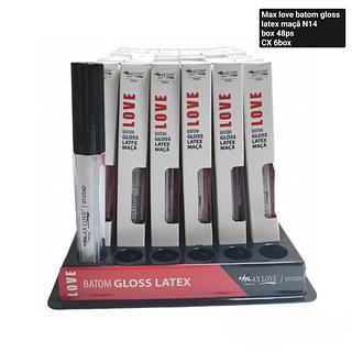 max love batom gloss latex n14 BOX 48PÇS