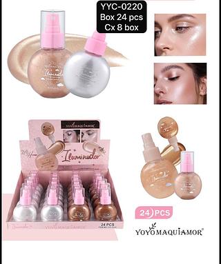 Yoyo Maquiamor Iluminador box 24 pçs