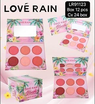 Love Rain Paleta de Blush box 12 pçs