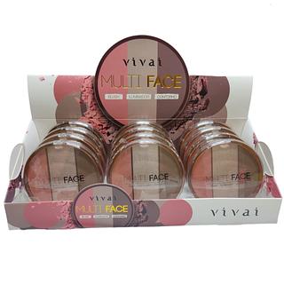 Vivai Multi-Face Blush Iluminador Contorno