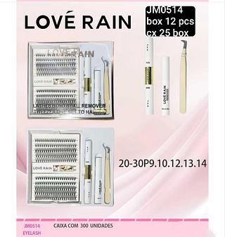 cilios love rain box 12 pç