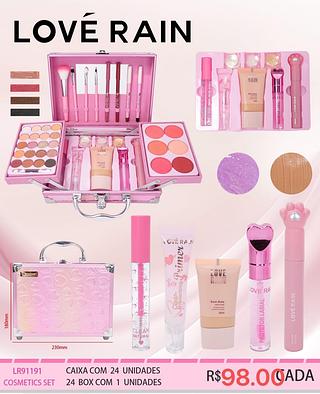 Love maleta de maquiagem