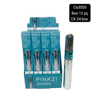 pink21 mascara de cilios 2em1