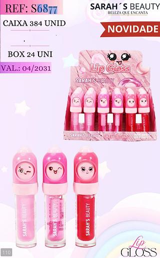 Sarah Lip gloss box 24 pçs