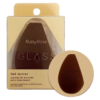Ruby Rose Esponja de Precisão Flat Mirror Glass