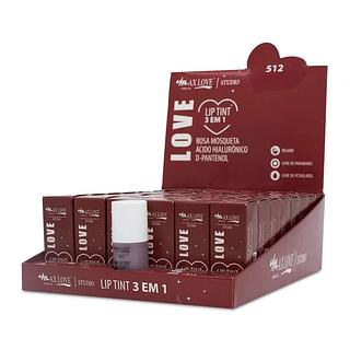 Lip Tint 3 em 1 Cor 512 Max Love com 48un de 14ml MAX LOVE