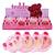 Box 24 Estojo Paleta de Iluminador Teddy Infantil Vivai 1115