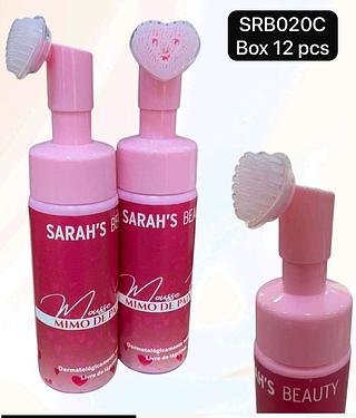 Sarah´s Beauty Mousse de Limpeza Facial Mimo de Paixão box 12 pçs