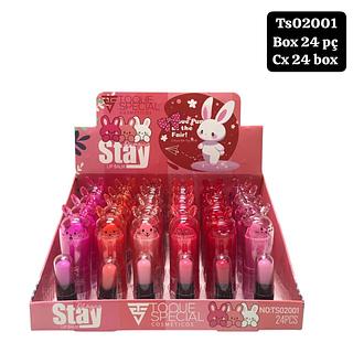 toque especial lip balm box 24 pç