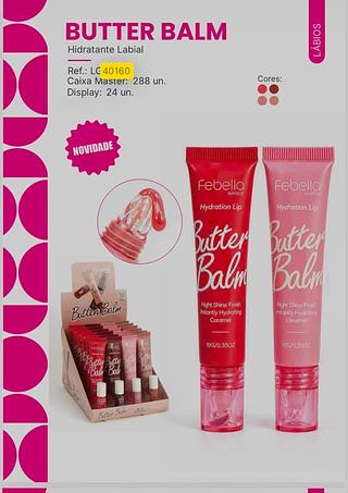 febella butter balm box 24 pç