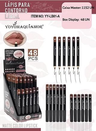 yoyo lapis labial box 48 pc