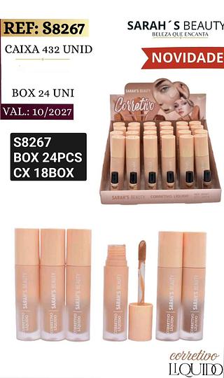 SARAHS BEAUTY CORRETIVO BOX 24 PÇ