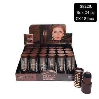 sarahs beauty po para sobrancelha box 24 pç