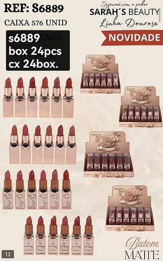 sarahs beauty batom box 24 pç