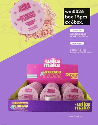 Wike make pó solto box 15 pçs