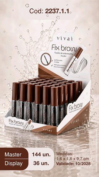 VIVAI FIXADOR DE SOBRANCELHA BOX 24 PÇ