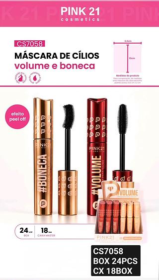 Pink21 mascara de cílios box 24 pçs