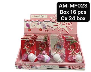 amor e anjo lip gloss bom chaveiro box 24 pç
