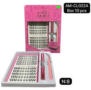 Amor Anjo Cilios box 10 pçs N8