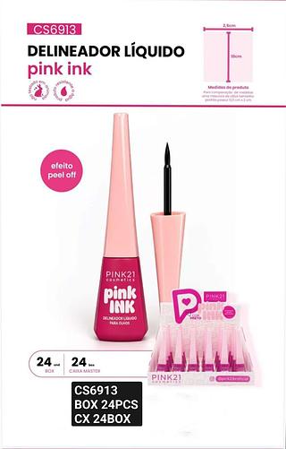 PINK21 DELINEADOR LÍQUIDO BOX / 24PÇS
