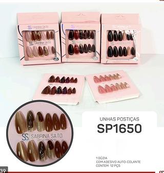 Unha Sabrina sato box 12 pc