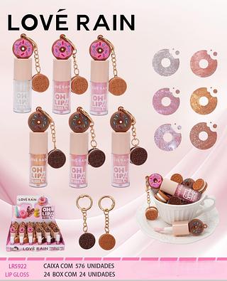 Love rain Lip gloss 🍩box 24 pçs