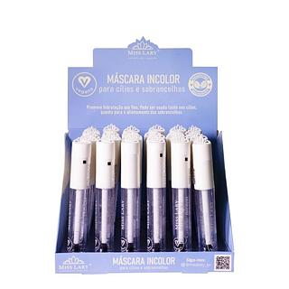 Box 30 Rímel Incolor Vegano para Sobrancelha Miss Lary VB013