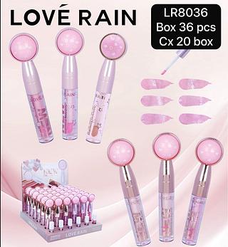 Love Rain Lip Gloss Magic box 36 pçs